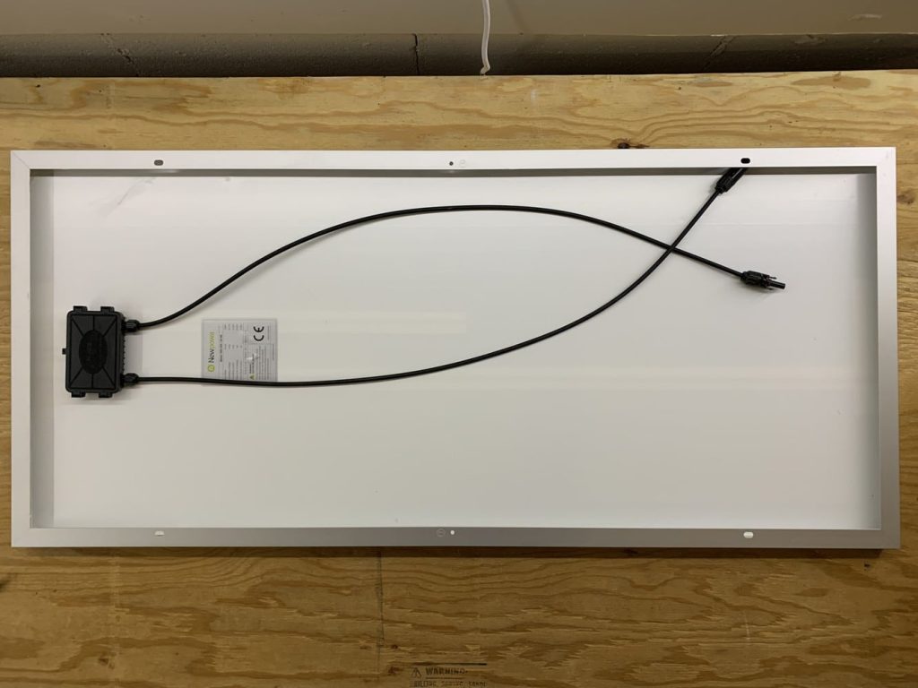 Newpowa 100 watt solar panel mounting options